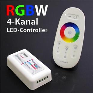 rgbw controller + WIFI 2.4G RF colorful 12-24V wireless control